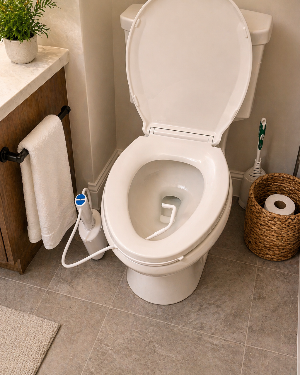The Traveler Portable Bidet | Toilet-Mounted Travel Bidet