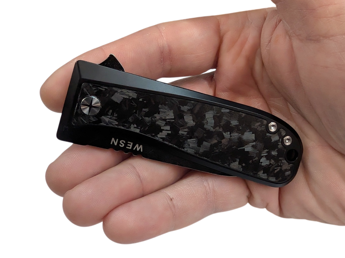 2.8" CPM S35VN, PVD & Titanium - WESN X C+C : THE ALLMAN Knife ( NEW! )