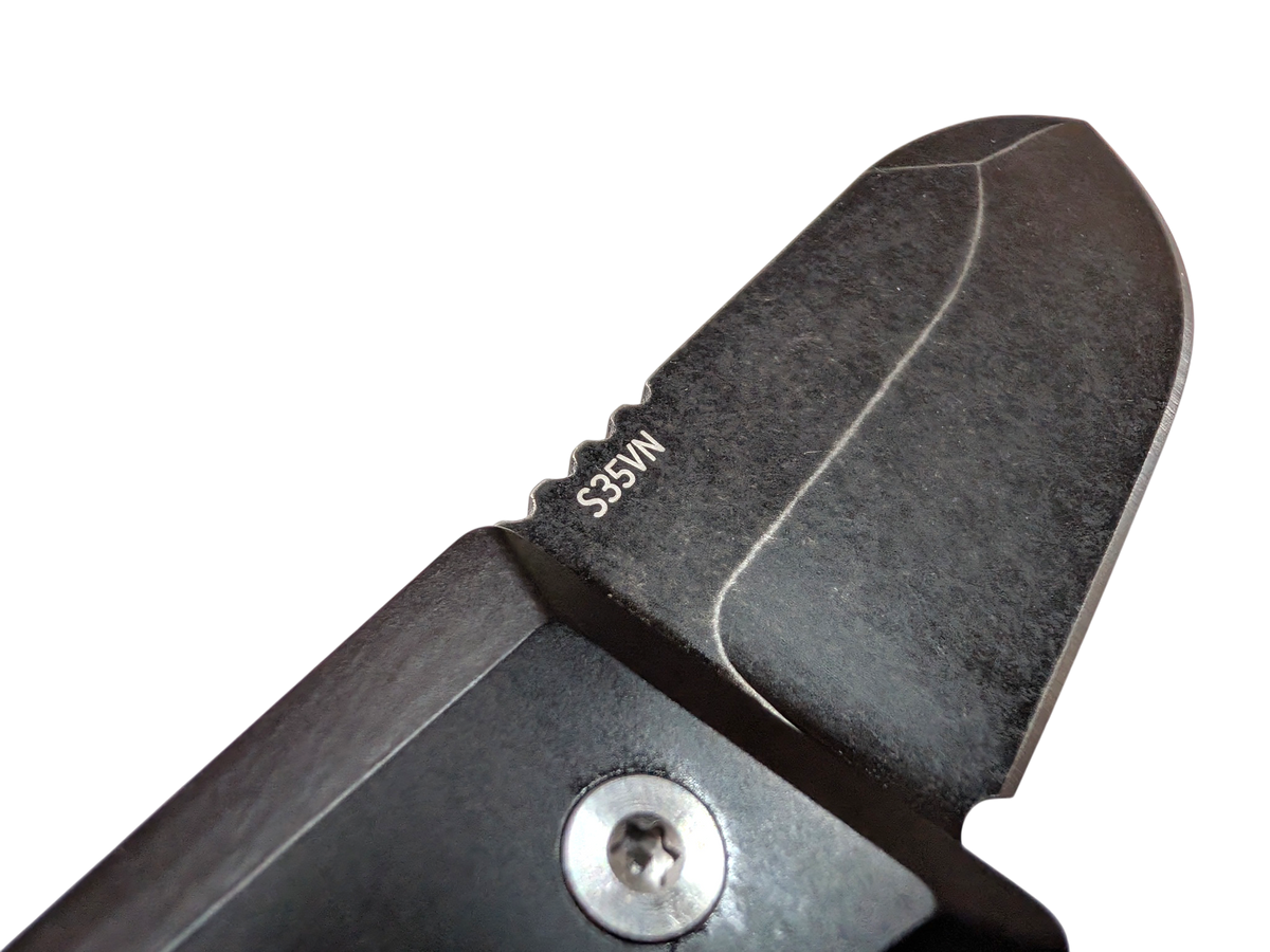 2.8" CPM S35VN, PVD & Titanium - WESN X C+C : THE ALLMAN Knife ( NEW! )