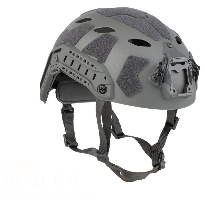 Super High-Cut Tactical-Style Helmet – Simplified Version