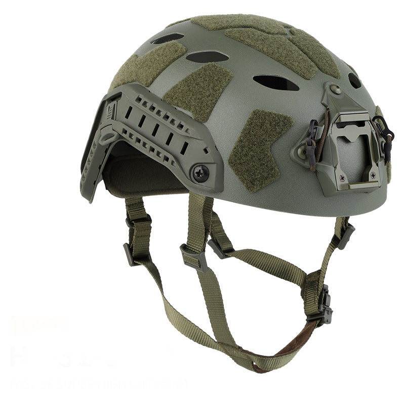 Super High-Cut Tactical-Style Helmet – Simplified Version
