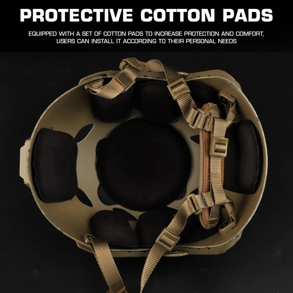 Super High-Cut Tactical-Style Helmet – Simplified Version