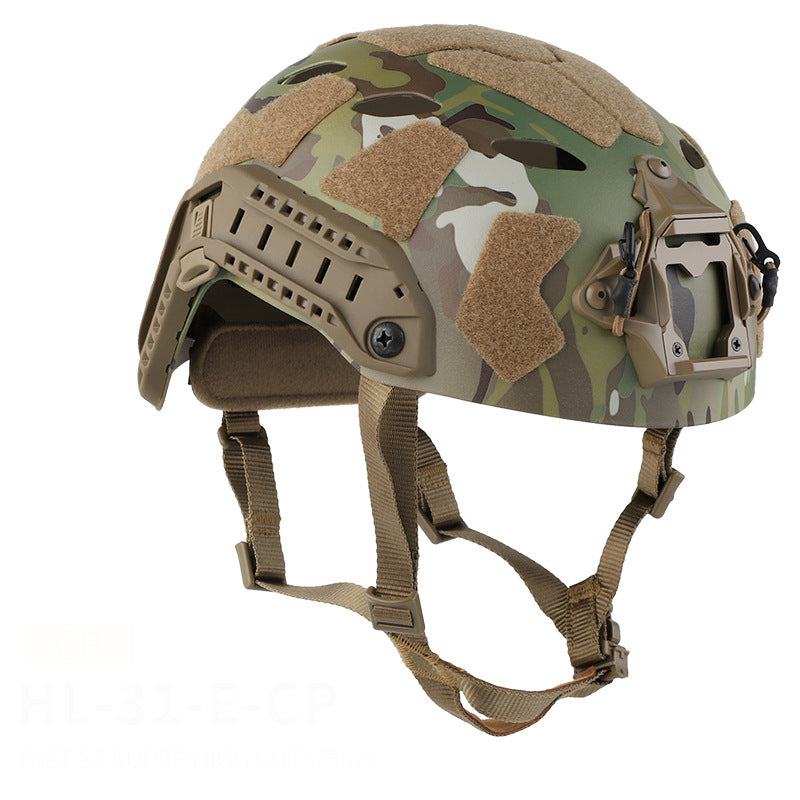 Super High-Cut Tactical-Style Helmet – Simplified Version